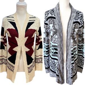 2 Charlotte Russe Lightweight Open Front Cardigan